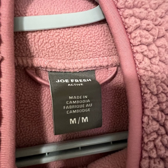 Joe Fresh blush (Medium ) fleece jacket - Picture 5 of 8